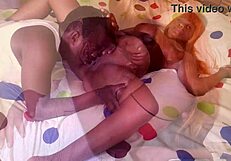 A family affair: Step-sis gets wild on knees