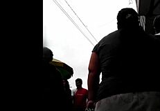 Big butts and fat asses in the market in Trujillo, Peru