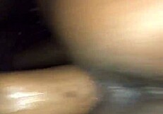 Big ass gets a deep throat creampie in a doggy style sex scene