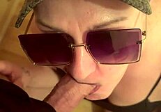 Deep throat fun at home with a sexy amateur couple