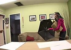 New amateur blonde babes try out scissoring for the first time