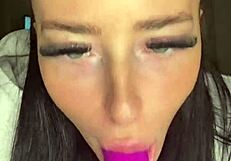British teen's solo pleasure with sex toys in high definition video