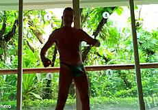 Enjoying Cancun vacation in thongs and Mexican panties