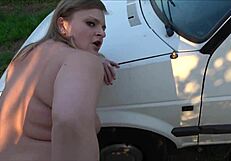 Boys of M Chen fix an old car and fuck a curvy babe