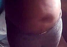 She drops by for quick bathroom sex with a crazy twist. British babe shakes ass for me