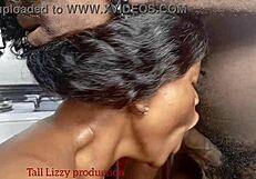 Sexy wife in bikini cooks for her horny husband