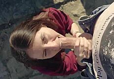Amateur slut craves outdoor deepthroat with stranger