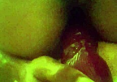 Black beauty enjoys anal masturbation with a toy