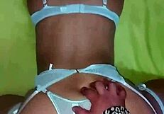 Beautiful otaku girlfriend goes naked in this amateur video