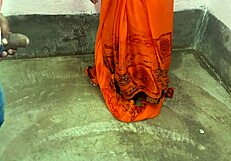 Hot bhabhi gets her asshole licked by the tailor master
