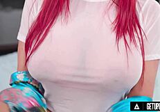 近距离看，饥渴的红发熟女Bianca Beauchamp被Tyler Drake大师猛干