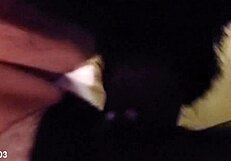 A tiny stripper takes the guy's cock in her ass