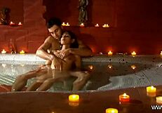 Indian couple from India enjoying sensual and erotic sex