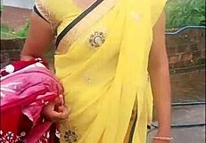 Hot Desi Bhabhi Bent Over for Rough Assfucking by Devar on Rooftop