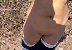 Fit, sexy gf in sports outfit teased intensely