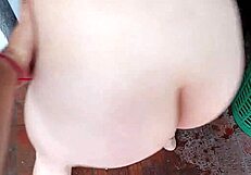 i jerk off while my cousin bathes, so hot!