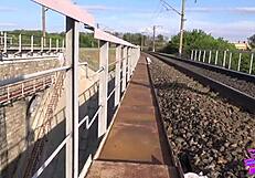 We tried to have sex on the train but were almost noticed
