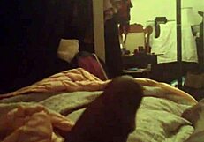 Why Does This Shemale Jerk Off Solo with Such a Big Black Cock in Wild Action?