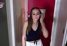 Coed babysitter craves intensity in skinny, deep encounters