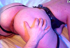 Perverted man urinates on his wife and fucks her in the ass