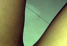 I rubbed my pussy using creamy substance to achieve orgasm