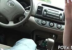 The seductive girlfriend skillfully combines oral and sex