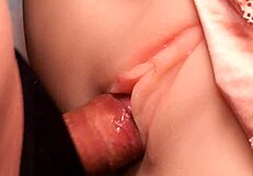 Watch her slippery pussy in action, it's so hot