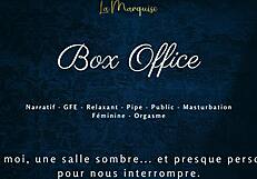 Box office - gentle blowjob public gfe french firty talk