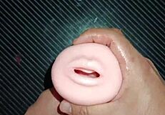 After the kiss, she received milk and had sex