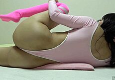 Japanese Girl Sara Teases in High-Cut Thong Leotard