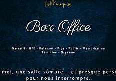 Box office - gentle blowjob public gfe french firty talk