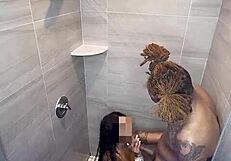 I fucked a girl with a big ass in the bathroom, it was awesome