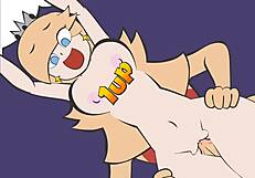 The charming princess Rosalina is having an intimate encounter