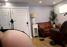 Busty blonde Logan Lace gets pounded and facialized