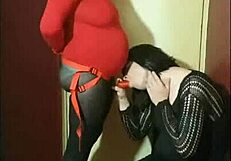 Crossdresser takes ass to mouth collection part 4