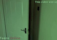 Nurse Brook gives a patient a blowjob and a facial