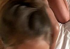 Monika Fox received a cock in the mouth and warm cum in the throat