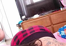 The hot teacher sucks her student's dick