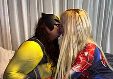 Wolverine and spider woman - no folds to go home