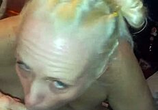 damn, this big ass milf sucks cock like a pro!