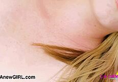 radiant blonde beauty bares all in close-up naked shots