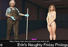 erin's naughty friday kicks off with wild fun