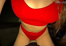 Fucking my sexy driver right in public inside the car