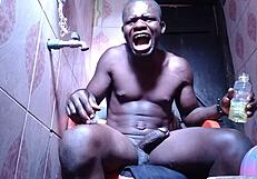 hard cum in bedroom with no woman, just intense action