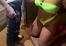 i can't believe how my young wife handles that huge cock in our homemade video. it drives me wild every time i watch