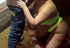 i can't believe how my young wife handles that huge cock in our homemade video. it drives me wild every time i watch