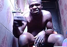 hard cum in bedroom with no woman, just intense action