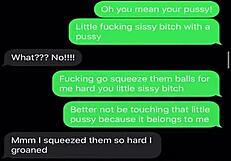 sexting and tearing down my sissy bitch with pure humiliation
