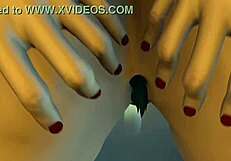 The Giantess Engages in Extreme Anal Vore with Intense Sound
