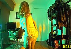 Brazilian step sister learns dance moves with huge creampie.